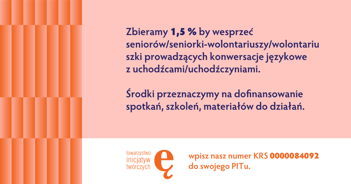 1,5% na program seniorsko-uchodźczy