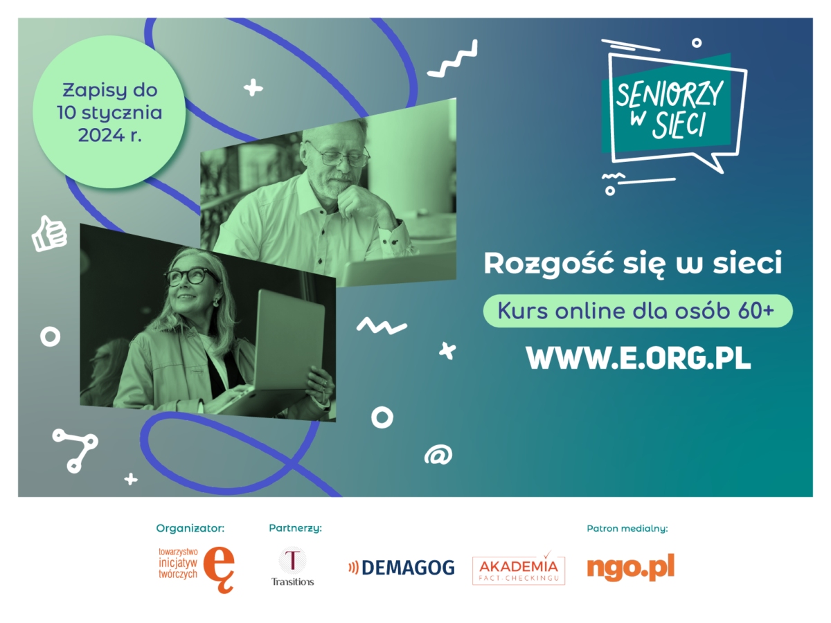 Rozgość się w sieci, jesteś u siebie – kurs Seniorzy w Sieci edycja 2024